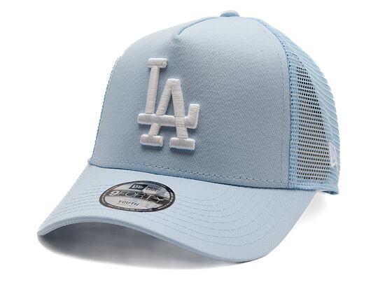 Kinderkappe New Era - MLB Essential 9FORTY Trucker - LA Dodgers - Pastellblau / Navy