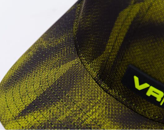 Kappe New Era - Valentino Rossi VR46 Halftone 9FIFTY Stretch-Snap - Black / Upright Yellow