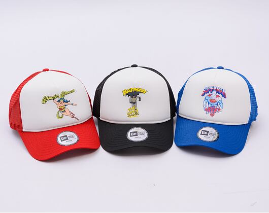 Kinder Kappe New Era - Warner Bros Superman 9FORTY Trucker - Blue Azure