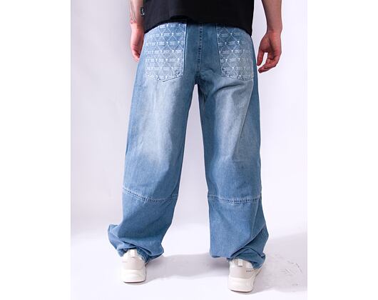 Hose Karl Kani - Og Aop Back Pocket Relaxed Baggy - medium blue