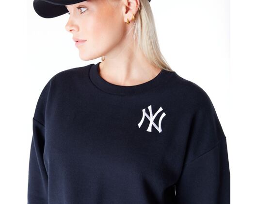 Damen Pullover New Era - MLB Essential Crewneck - NY Yankees - Black / White