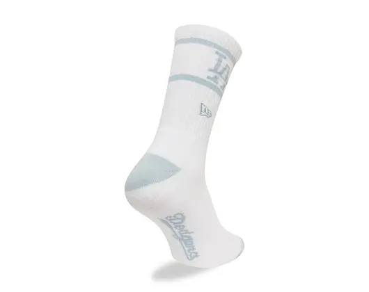 Socken New Era - MLB Seasonal Crew - LA Dodgers - White / Pastel Blue