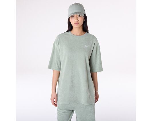 T-Shirt New Era - Towelling Oversized Tee - Mint Green