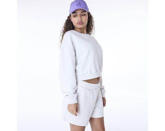 Damen Pullover New Era - MLB Essential Crewneck - LA Dodgers - Heather Grey