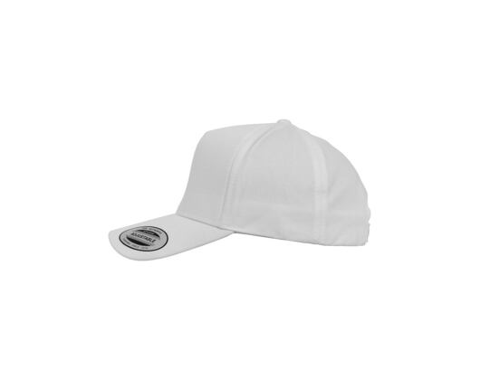 Kappe Yupoong 5-Panel Curved Classic Snapback white