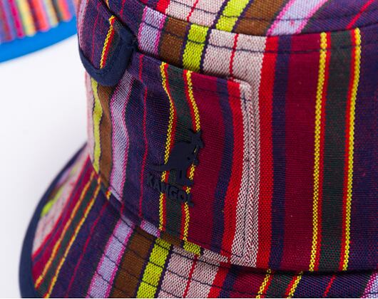 Hut Kangol - Multi Color Stripe Bucket - Preppy Multi