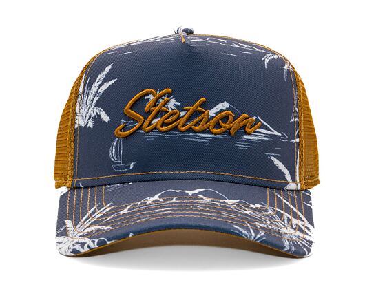 Kappen Stetson - Trucker Cap Minimal Aloha Print - 2