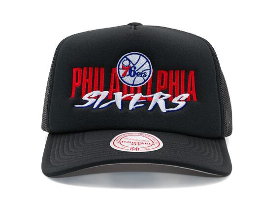 Kappe Mitchell & Ness - Philadelphia 76Ers - Year Of The Snake Trucker Hwc - Black