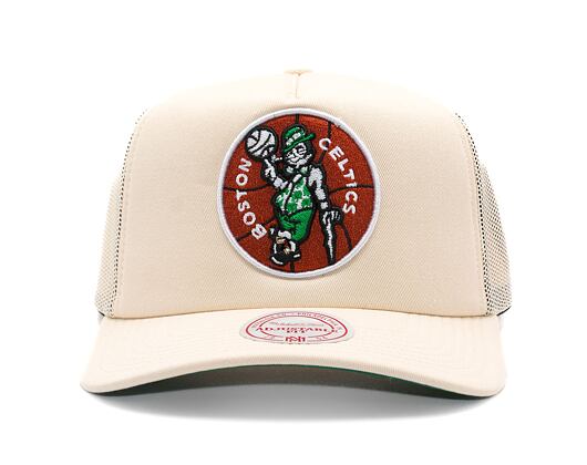 Kappe Mitchell & Ness - Boston Celtics - Evergreen Trucker Hwc - Off White