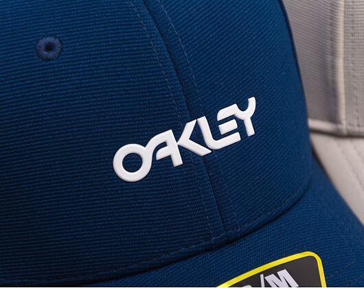 Kappe Oakley - 6 Panel Stretch Metallic Hat - Team Navy