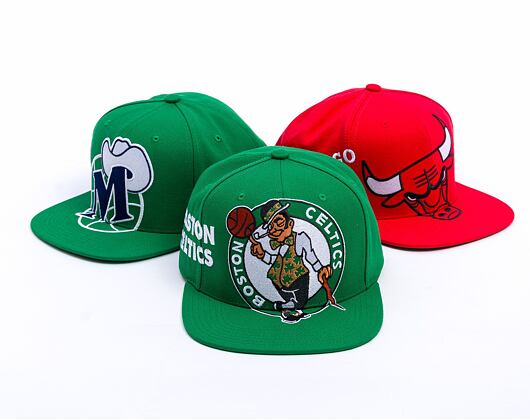 Kappe Mitchell & Ness - Boston Celtics - Big Time Snapback - Green