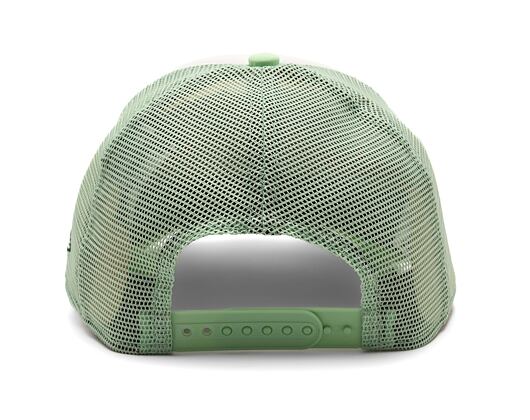 Kappe New Era - Branded Oval Foam Patch 9FORTY Trucker - White / Green