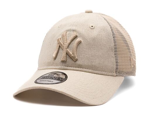 Kappe New Era - MLB Linen 9TWENTY - NY Yankees - Stone