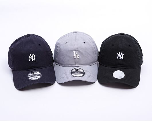 Kappe New Era - MLB Mini Logo Washed 9TWENTY - LA Dodgers - Grey