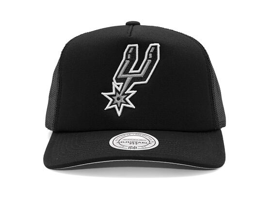 Kappe Mitchell & Ness - San Antonio Spurs - Evergreen Trucker - Black