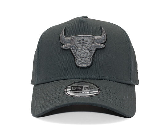 Kappe New Era - NBA Tonal Outline 9FORTY A-Frame - Chicago Bulls - Grey / Black