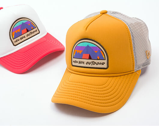 Kinder Kappe New Era - Branded Adventure Patch 9FORTY Trucker - Yellow