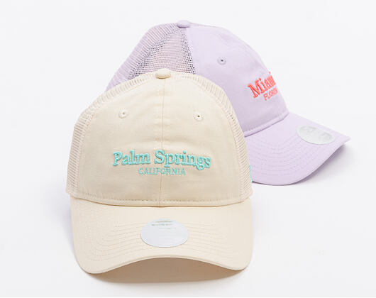 Damen Kappe New Era - Branded City Mesh 9TWENTY - Cream / Teal