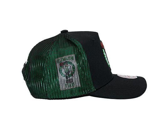 Kappe Mitchell & Ness - NBA Tremor Trucker - Boston Celtics - Black