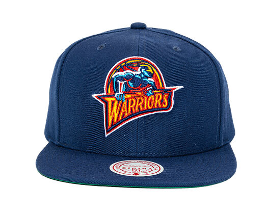 Kappe Mitchell & Ness - NBA Team Ground 2.0 Snapback HWC - Golden State Warriors - Navy