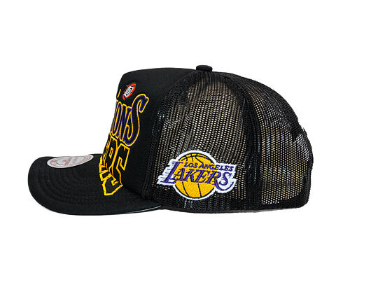 Kappe Mitchell & Ness - NBA Big Champ Trucker - LA Lakers - Black