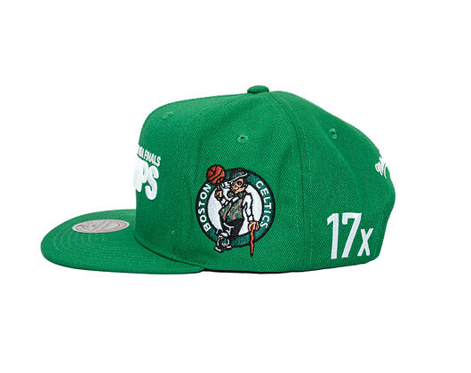 Kappe Mitchell & Ness - NBA Winners Circle Snapback - Boston Celtics - Green