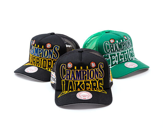 Kappe Mitchell & Ness - NBA Big Champ Trucker - LA Lakers - Black