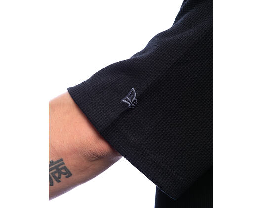 T-Shirt New Era - Branded Waffle Oversized Tee - Black