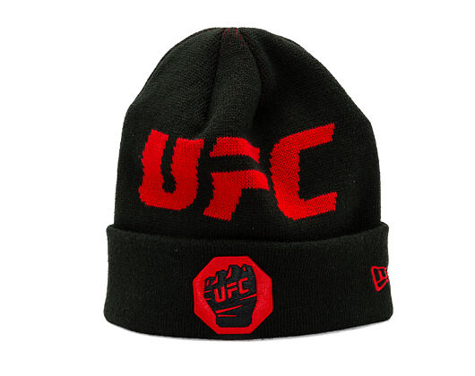 Mütze New Era - UFC MMA Core Cuff Beanie - Black / Scarlet