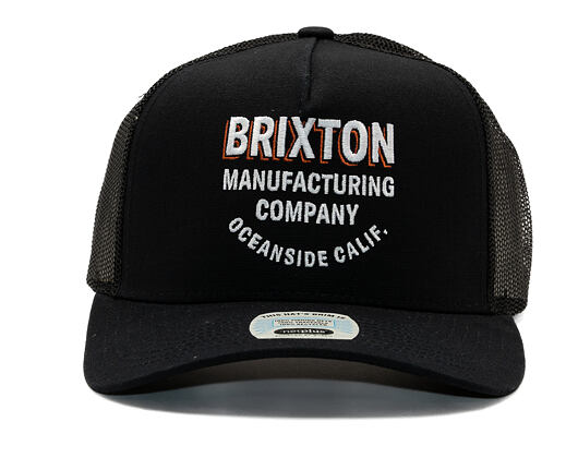 Kappe Brixton - Redoubt C Np Mp Trucker Hat - Black/Black