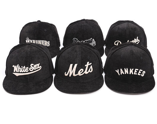 Kappe New Era - "MLB 59FIFTY Day - Velour" - Atlanta Braves - Black