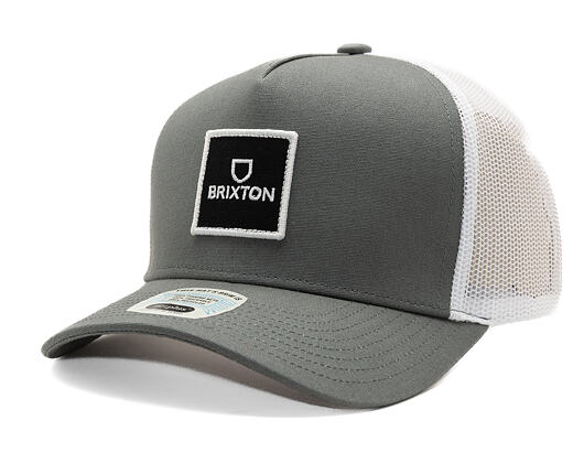 Kappe Brixton - Alpha Block X C Mp Mesh Cap - Pebble/White