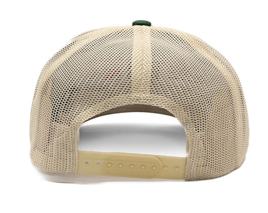 Kappe Brixton - Alpha Block X C Mp Mesh Cap - Dark Forest/Off White