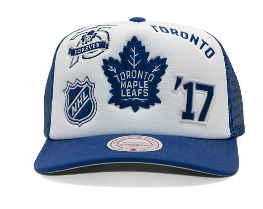 Kappe Mitchell & Ness - Gridlock Trucker - Toronto Maple Leafs - White