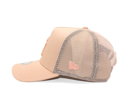 Damen Kappe New Era - MLB League Essential 9FORTY Trucker - NY Yankees - Light Pink