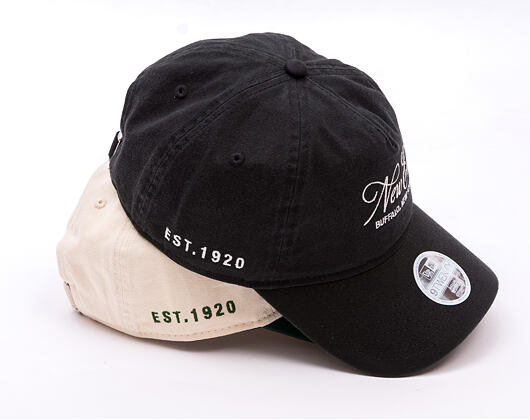 Damen Kappe New Era - A-Frame Cursive Script 9TWENTY A-Frame - Schwarz / Weiß