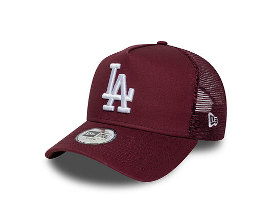 Kinder Kappe New Era - MLB League Essential 9FORTY Trucker - LA Dodgers - Burgundy / White