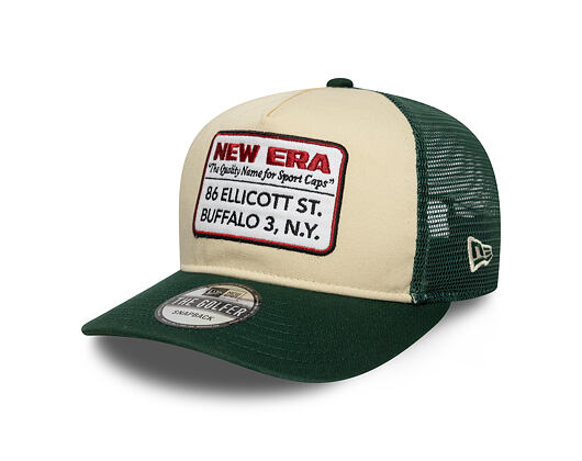 Kappe New Era - Sporty Patch Mesh Golfer 19TWENTY - Cream / Dark Green