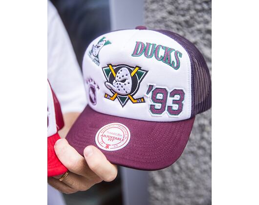 Kappe Mitchell & Ness - Gridlock Trucker - Colorado Avalanche - White