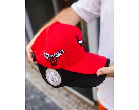 Kappe Mitchell & Ness - Miami Heat - Kicking Wool Pro Strapback - Black