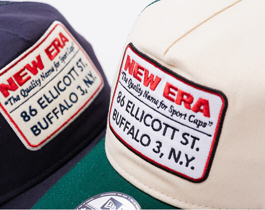 Kappe New Era - Sporty Patch Mesh Golfer 19TWENTY - Cream / Dark Green