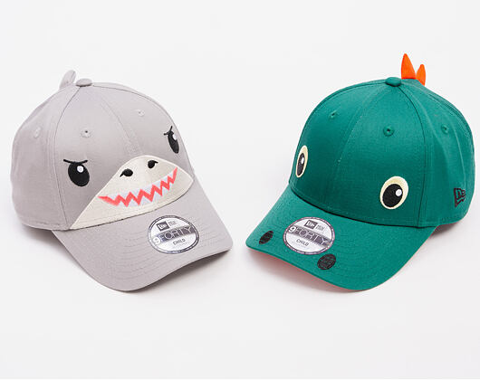 Kinder Kappe New Era - Monster Face 9FORTY - Emerald Green