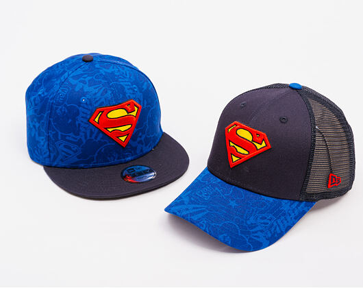 Kinder Kappe New Era - Seasonal Superman 9FORTY - Azure