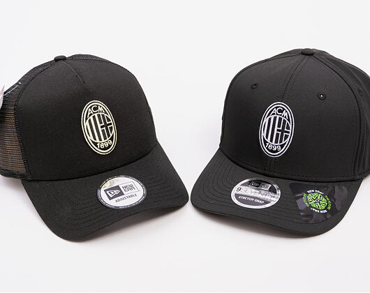 Kappe New Era - Recycled 9SEVENTY Stretch-Snap - AC Milan - Black