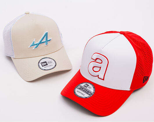 Kappe New Era - PIAGGIO Embroidery 9FORTY A-Frame - White