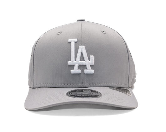Kappe New Era - MLB Perforated 9SEVENTY Stretch-Snap - LA Dodgers - Grey