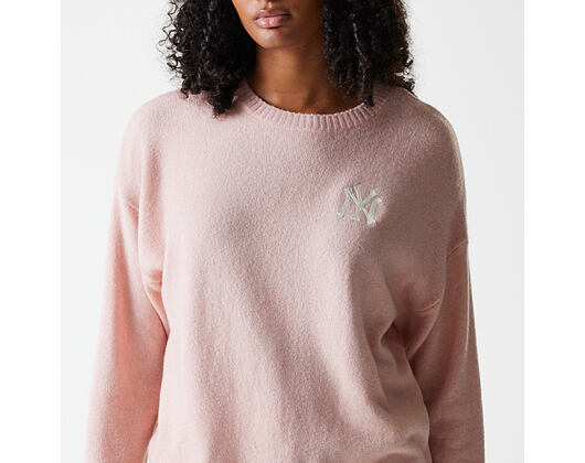 Damen Strickpullover New Era - MLB Knit Sweater - NY Yankees - Light Pink