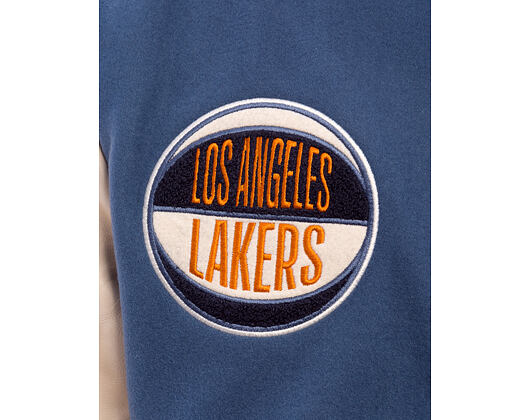 Jacke New Era - NBA Patch Varsity Jacket - LA Lakers - Muted Indigo