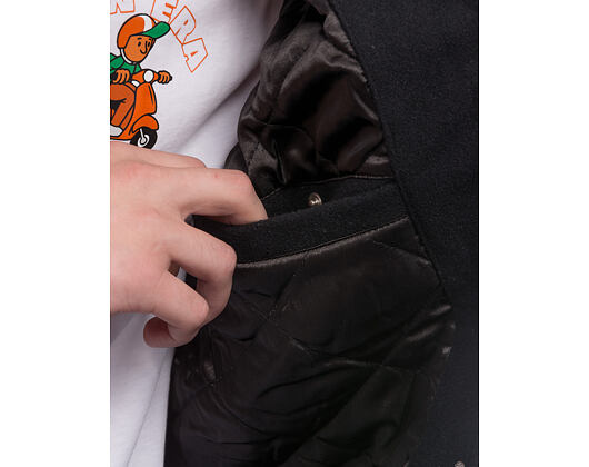 Jacke New Era - MLB Wordmark Varsity Jacket - NY Yankees - Black