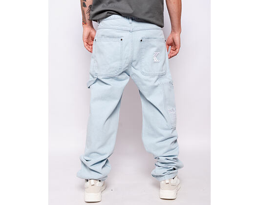 Hose Karl Kani - Retro Baggy Workwear Denim bleached blue